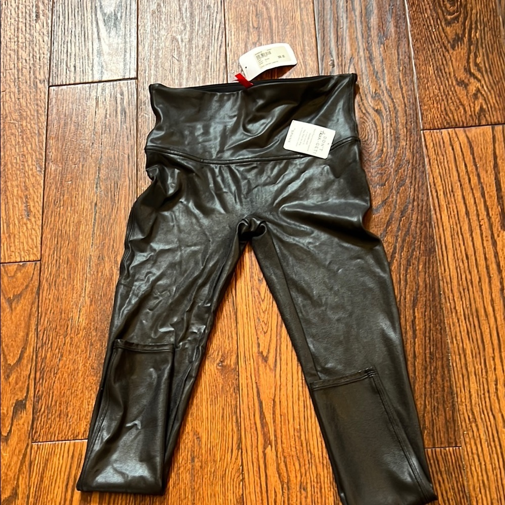 NWT Spanx faux leather leggings
